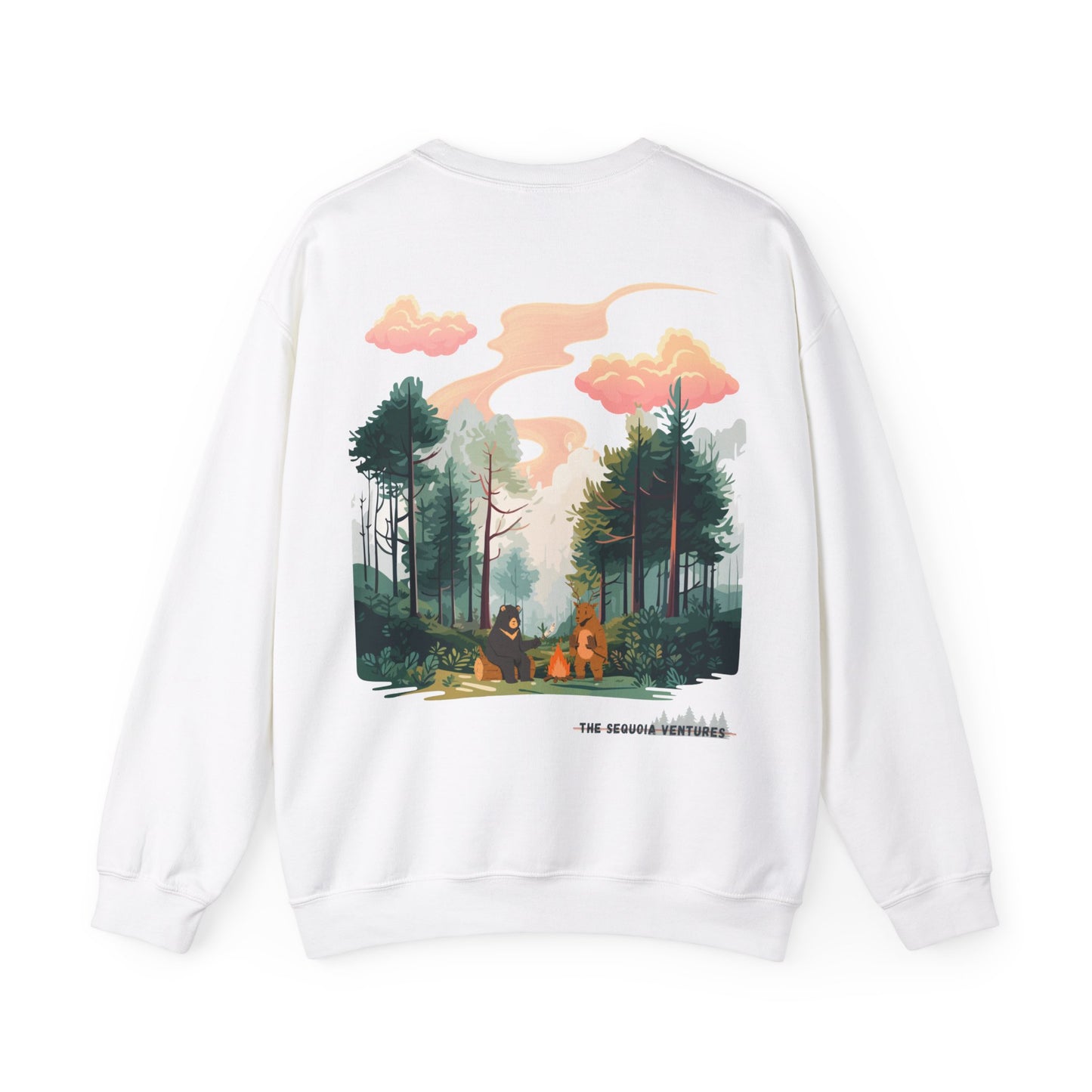 Crewneck Sweatshirt: Camping with Friends